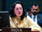 India’s permanent representative to the UN, Ruchira Kamboj, explained India's position as New Delhi abstained on the UNGA vote to adopt a resolution condemning Russia's referendums in four Ukraine regions. India’s permanent representative to the UN, Ruchira Kamboj, explained India's position as New Delhi abstained on the UNGA vote to adopt a resolution condemning Russia's referendums in four Ukraine regions. 