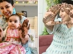 Debina Bonerjee with daughter Lianna.&nbsp;