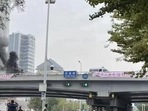 Anti-Jinping banners calling for the Chinese president's ouster surfaced in Beijing. Anti-Jinping banners calling for the Chinese president's ouster surfaced in Beijing.