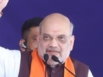 Shah said curfews were a routine occurrence when the Congress ruled Gujarat, but the advent of the Modi dispensation in the state ensured that those days are gone now. (Twitter/BJP4Gujarat) Shah said curfews were a routine occurrence when the Congress ruled Gujarat, but the advent of the Modi dispensation in the state ensured that those days are gone now. (Twitter/BJP4Gujarat)
