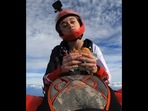 The woman can be seen eating a burger while skydiving. (Instagram/@mckennaknipe) The woman can be seen eating a burger while skydiving. (Instagram/@mckennaknipe)