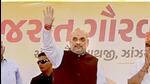Union home minister Amit Shah will be addressing a public meeting in Sataun in the Shillai assembly segment of Sirmaur district on Friday. (PTI) Union home minister Amit Shah will be addressing a public meeting in Sataun in the Shillai assembly segment of Sirmaur district on Friday. (PTI)