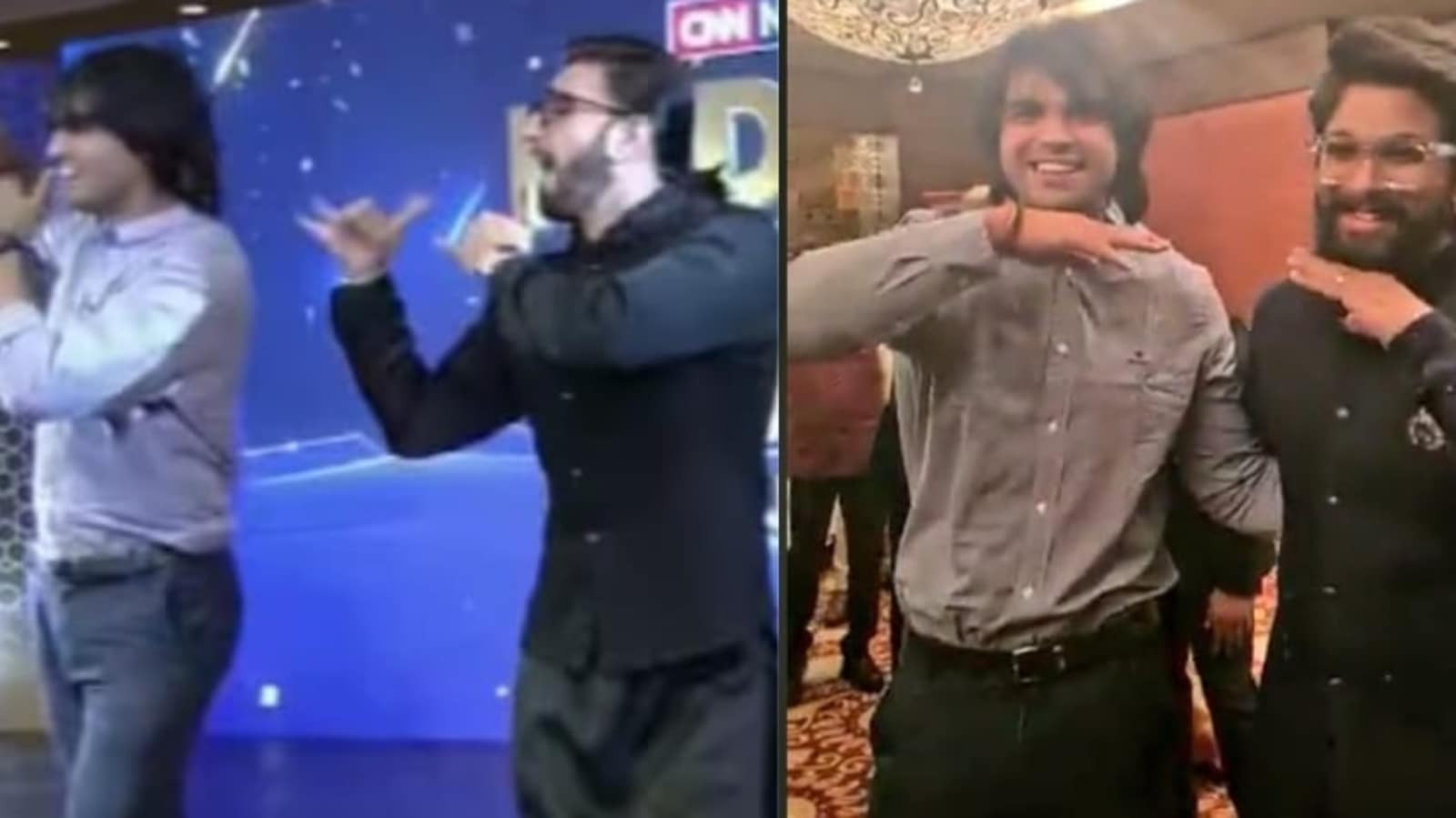 Ranveer Singh dances with Neeraj Chopra at awards show. Watch ...