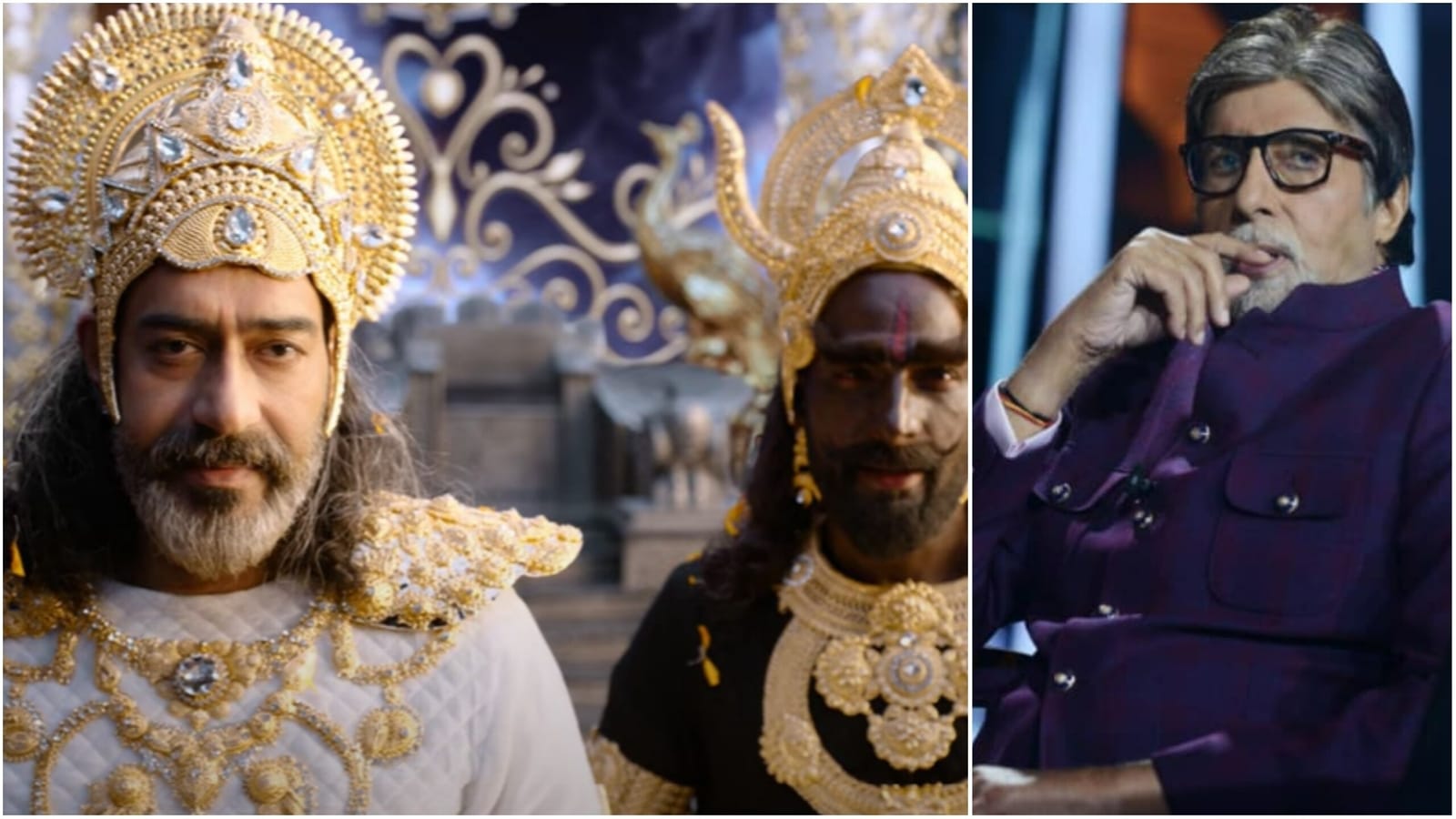 Thank God Diwali trailer: Ajay Devgn’s Chitragupta suggests Amitabh Bachchan stole KBC idea from ‘Yamlok’. Watch