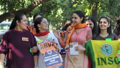 Chandigarh Eight students — including two female candidates — will contest for the post of president in the Panjab University Campus Students’ Council (PUCSC) elections as the dust finally settles on the field of contestants for the October 18 polls. (Ravi Kumar/ HT) Chandigarh Eight students — including two female candidates — will contest for the post of president in the Panjab University Campus Students’ Council (PUCSC) elections as the dust finally settles on the field of contestants for the October 18 polls. (Ravi Kumar/ HT)