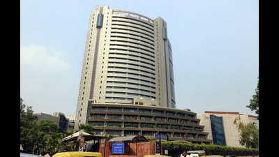 New Delhi, India- July 1, 2015: A view of the MCD Civic Centre Building in New Delhi, India on Wednesday, July 01, 2015. ( Photo By Sonu Mehta/Hindustan Times) (Hindustan Times) New Delhi, India- July 1, 2015: A view of the MCD Civic Centre Building in New Delhi, India on Wednesday, July 01, 2015. ( Photo By Sonu Mehta/Hindustan Times) (Hindustan Times)