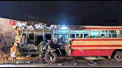 Kerala decided to make social service and training compulsory for drivers violating traffic laws after the death of nine people in an accident that occurred due to rash driving by driver of a private bus, which hit a state-run KSRTC bus in Palakkad on October 5. (PTI) Kerala decided to make social service and training compulsory for drivers violating traffic laws after the death of nine people in an accident that occurred due to rash driving by driver of a private bus, which hit a state-run KSRTC bus in Palakkad on October 5. (PTI)