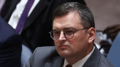 Ukraine Foreign Minister Dmytro Kuleba fired back at accusations by Russian President Vladimir Putin. (File) (REUTERS)