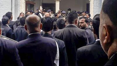 The lawyer’s death by suicide on September 30 ignited arsoning and violent protest by advocates in Madhya Pradesh high court. (PTI) The lawyer’s death by suicide on September 30 ignited arsoning and violent protest by advocates in Madhya Pradesh high court. (PTI)