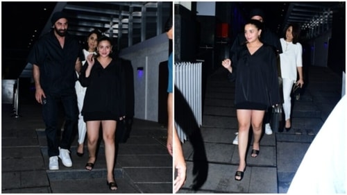 Alia, Ranbir and Neetu Kapoor were spotted in Bandra. (HT Photos/Varinder Chawla) Alia, Ranbir and Neetu Kapoor were spotted in Bandra. (HT Photos/Varinder Chawla)