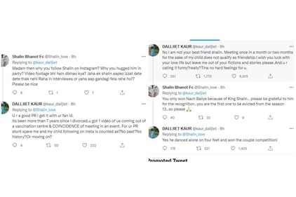 A glimpse of her tweets.
