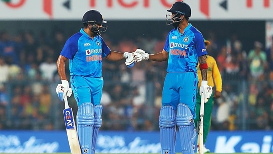 India openers Rohit Sharma and KL Rahul gave (BCCI Twitter)
