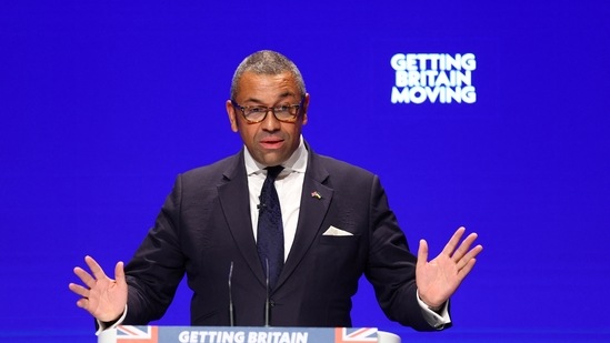 British foreign minister James Cleverly.(REUTERS)