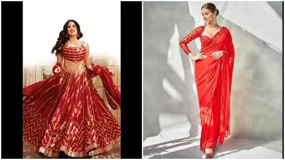 What are you wearing on Karwa Chauth today?