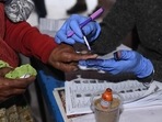 More than 55 lakh voters are eligible to exercise their franchise for 68 assembly seats in Himachal Pradesh.(AFP file) More than 55 lakh voters are eligible to exercise their franchise for 68 assembly seats in Himachal Pradesh.(AFP file)