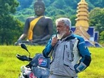 Actor Ajith on a biking trip in Thailand.&nbsp;