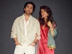 Ayushmann Khuranna with Tahira Kashyap. Ayushmann Khuranna with Tahira Kashyap. 
