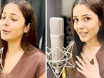 Shehnaaz Gill in a still from her video. Shehnaaz Gill in a still from her video.