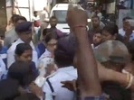The convoy of NCPCR chief Priyank Kanoongo was stopped in Baidyabati, Hooghly district.