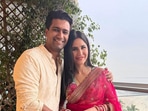 Katrina Kaif and Vicky Kaushal celebrated their first Karwa Chauth. They got married in December last year. The couple rang in the day with his parents.