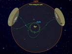 The spacecraft’s trajectory will bring it lower than the International Space Station at just 350 km above Earth's surface.(NASA)