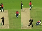 Stokes thought he had been run out at the end of it all(Twitter) Stokes thought he had been run out at the end of it all(Twitter)