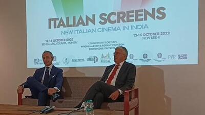 Ambassador of Italy to India Vincenzo De Luca at the Italian Embassy Cultural Centre in New Delhi. (Twitter video)