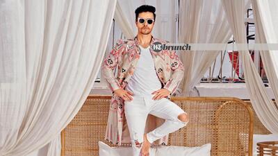 Darshan Kumar poses exclusively for this HT Brunch column; Styled by Avinash Bamania; make-up & hair by Kuku Bhatti; Location: True Tramm Trunk; Outfit by Vickky Idnaani Label for ERKAN (Vickky Idnaani)