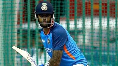 India's Suryakumar Yadav during a practice session (BCCI Twitter) India's Suryakumar Yadav during a practice session (BCCI Twitter)