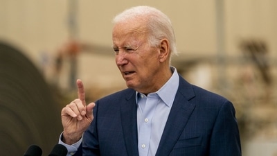 President Joe Biden condemned the latest mass shooting in America. (Bloomberg)