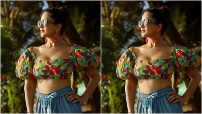 Sunny’s MTV Splitsvilla attires are meant to be bookmarked. A few days back, she added a splash of colours on our Instagram feed in a multicoloured ensemble. (Instagram/@sunnyleone) Sunny’s MTV Splitsvilla attires are meant to be bookmarked. A few days back, she added a splash of colours on our Instagram feed in a multicoloured ensemble. (Instagram/@sunnyleone)