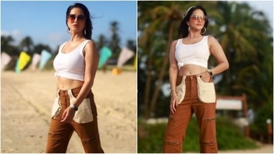 Sunny Leone has kickstarted the shoot for the 14th season of the popular TV show MTV Splitsvilla. Sunny plays the role of one of the hosts of the show. Sunny, a day back, shared a slew of pictures from the shoot schedule in Goa, where she can be seen matching the goa vibes and tackling the summer heat in a stunning attire. (Instagram/@sunnyleone) Sunny Leone has kickstarted the shoot for the 14th season of the popular TV show MTV Splitsvilla. Sunny plays the role of one of the hosts of the show. Sunny, a day back, shared a slew of pictures from the shoot schedule in Goa, where she can be seen matching the goa vibes and tackling the summer heat in a stunning attire. (Instagram/@sunnyleone)