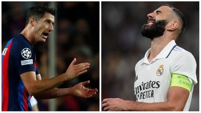 Lewandowski-starrer Barcelona will meet Karim Benzema-led Real Madrid in the first El Clasico of LaLiga season 2022-2023 (AP) Lewandowski-starrer Barcelona will meet Karim Benzema-led Real Madrid in the first El Clasico of LaLiga season 2022-2023 (AP)