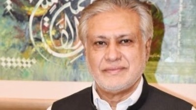 Pakistan minister Ishaq Dar was in the US to attend World Bank and IMF meetings. (Twitter) Pakistan minister Ishaq Dar was in the US to attend World Bank and IMF meetings. (Twitter) 
