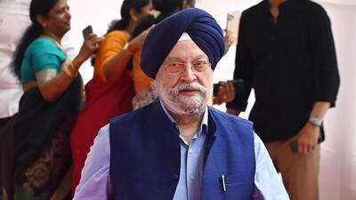 Union minister of petroleum and natural gas Hardeep Singh Puri said India has navigated the global energy challenges very well. (ANI)