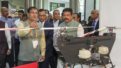 Inaugurated by Union minister Dharmendra Pradhan, the two-day event titled ‘IInvenTiv’ is the first ever all-IITs R&D showcase. (PTI) Inaugurated by Union minister Dharmendra Pradhan, the two-day event titled ‘IInvenTiv’ is the first ever all-IITs R&D showcase. (PTI)