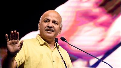 Delhi deputy chief minister Manish Sisodia has directed officials to repair roads that have been damaged by incessant rains. (ANI)
