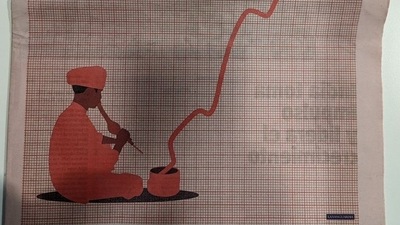 The headline of the newspaper read, ‘The hour of the Indian Economy’. (Source: Twitter)