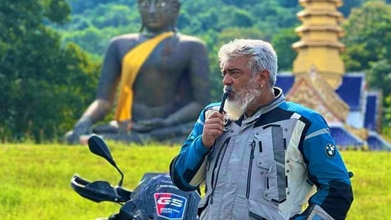 Actor Ajith on a biking trip in Thailand.&nbsp;