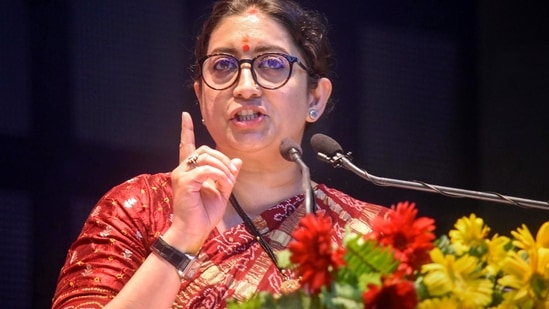 Smriti Irani warned Kejriwal that his 'party shall be decimated electorally decimated' in Gujarat (PTI)