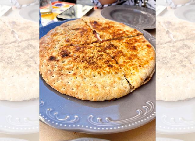 In the town of Noto, the pizza is a pastry sandwich