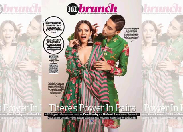 Komal Pandey and Siddharth Batra on the cover of HT Brunch Komal Pandey and Siddharth Batra on the cover of HT Brunch