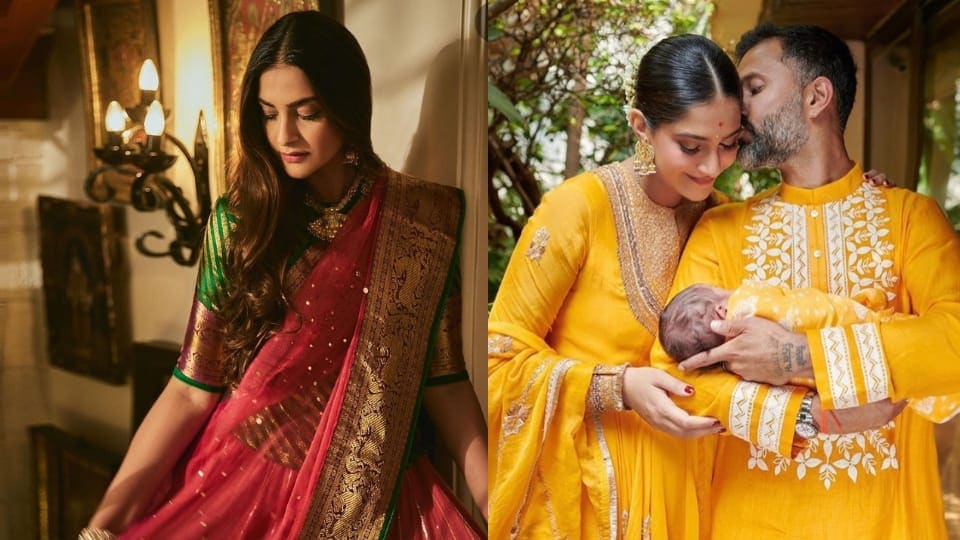 Sonam Kapoor shared a new post on Karwa Chauth. The actor and husband Anand Ahuja welcomed their son Vayu in August.&nbsp;