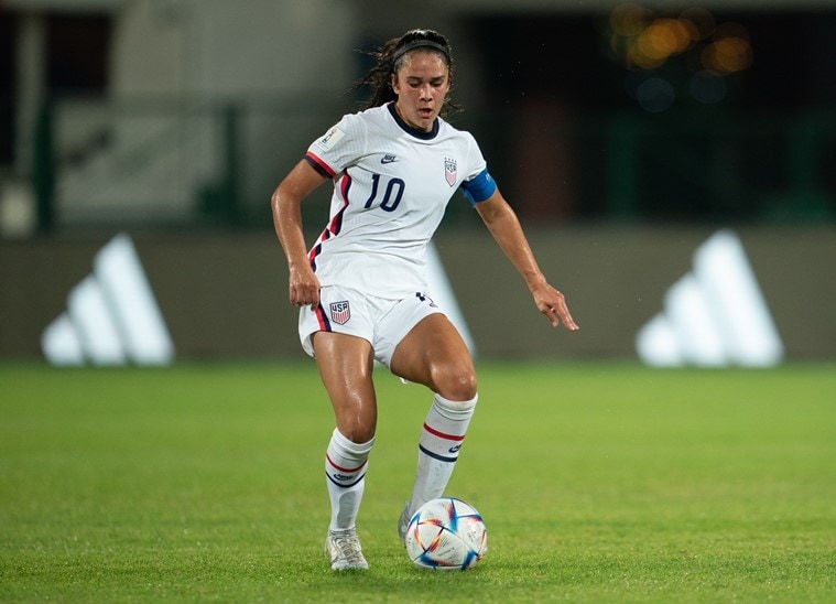 Mia Bhuta is the first player of Indian descent to represent the United States at a World Cup.