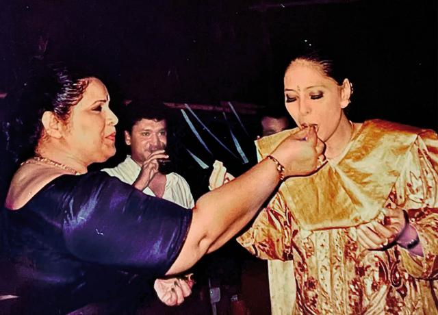 Geeta during her 23rd birthday celebrations Geeta during her 23rd birthday celebrations