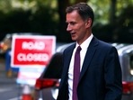 British Chancellor of the Exchequer Jeremy Hunt in London, Britain.