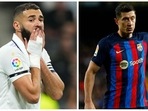 Benzema-led Real Madrid and Lewandowski-starrer Barcelona are level on points after 8 matches(AP) Benzema-led Real Madrid and Lewandowski-starrer Barcelona are level on points after 8 matches(AP)