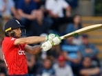 England's captain Jos Buttler watches his shot England's captain Jos Buttler watches his shot