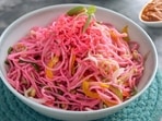 Recipe: Om nom nom your way into deliciousness with Pink Wasabi Veg Noodles Recipe: Om nom nom your way into deliciousness with Pink Wasabi Veg Noodles