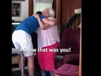 Grandmother surprised to see her grandson.(Instagram/@majically) Grandmother surprised to see her grandson.(Instagram/@majically)